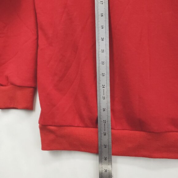 Givenchy Hoodie Mens 2XL Red Embroidered Long Sleeve - Picture 12 of 12